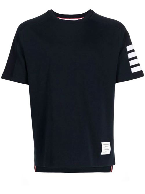 T-shirt con dettaglio a 4 righe THOM BROWNE | MJS246A07323415